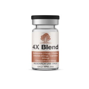 4x blend methionine (15mg) / choline chloride (50mg) / carnitine (50mg) / dexpanthenol (5mg)